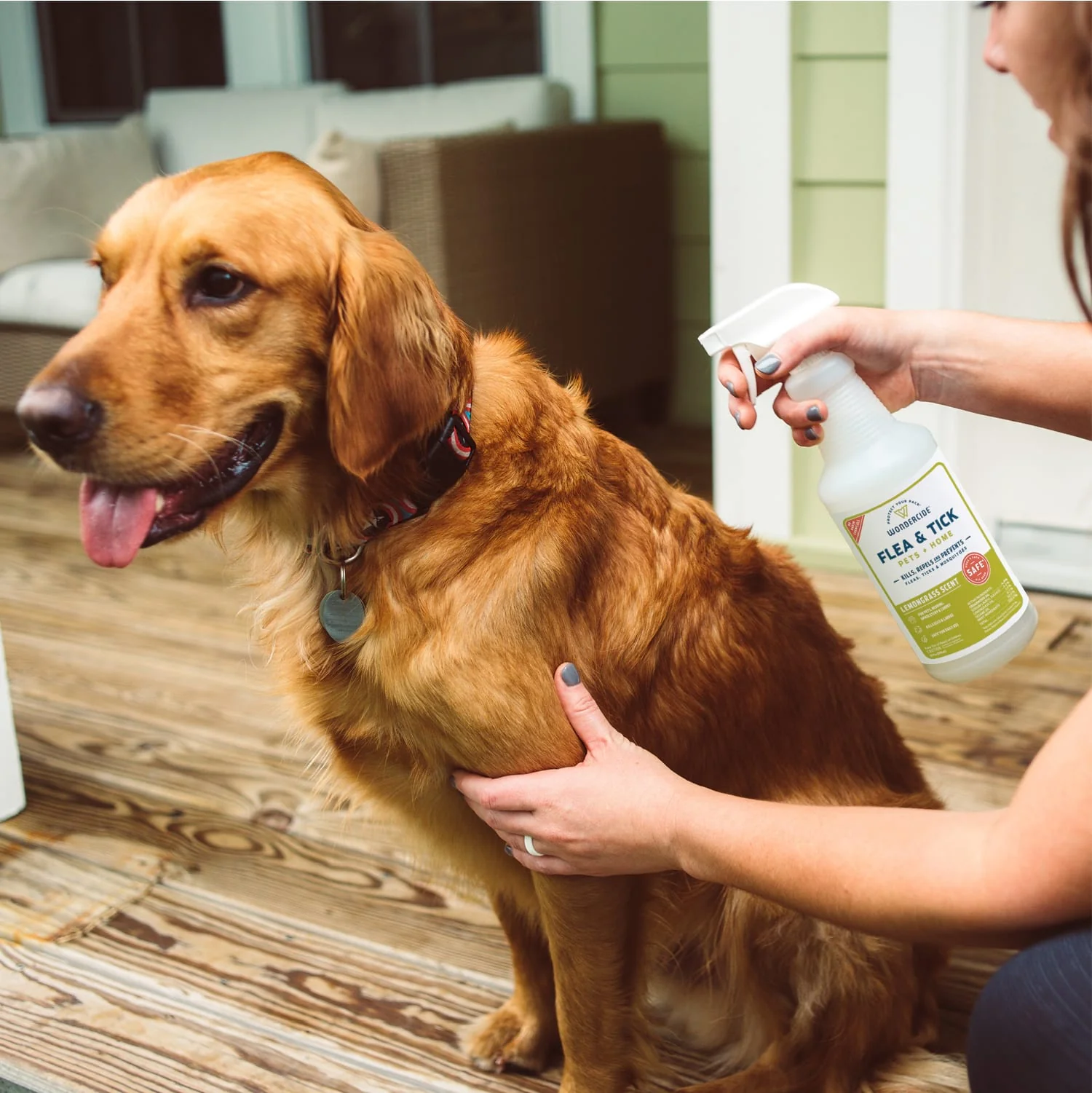128 oz. Lemongrass Flea & Tick Spray - Image 3
