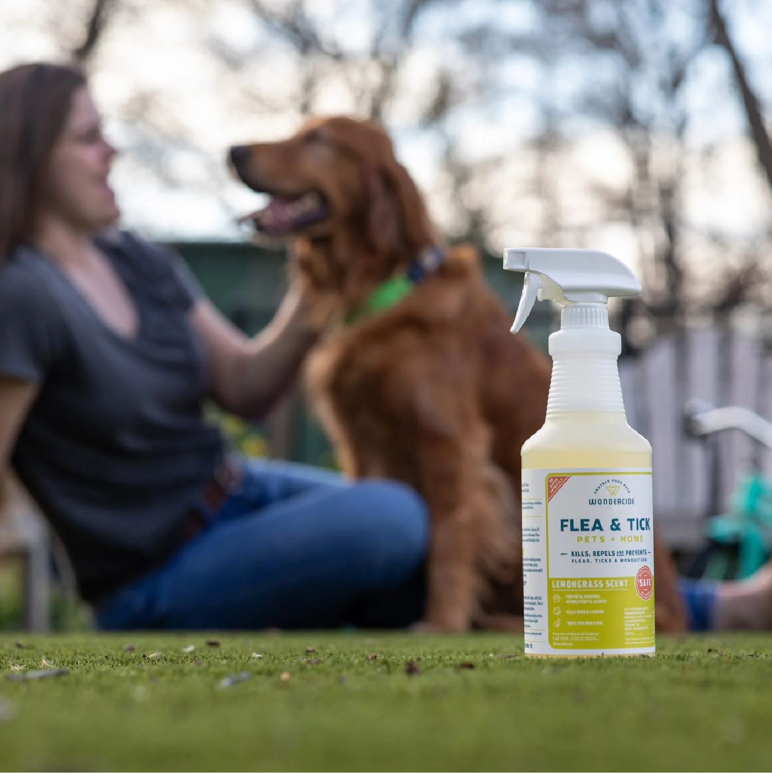 16 oz. Flea & Tick Spray for Pets + Home - Image 2
