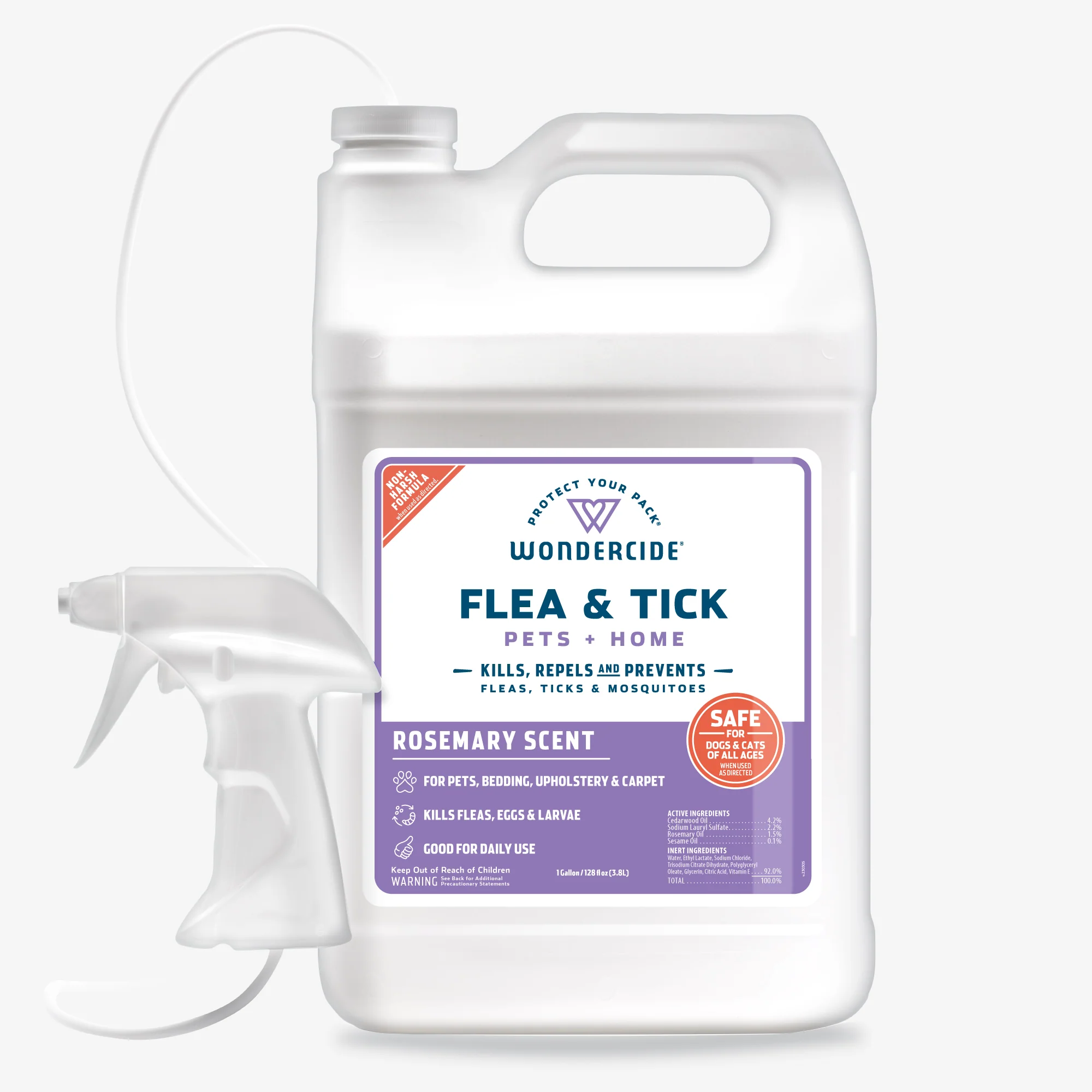 Flea & Tick Spray for Pets + Home, Gallon Refill - Image 6